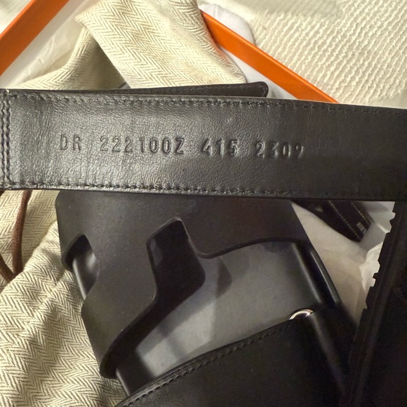 Hermes Black Chypre Sandals - Picture 5 of 5